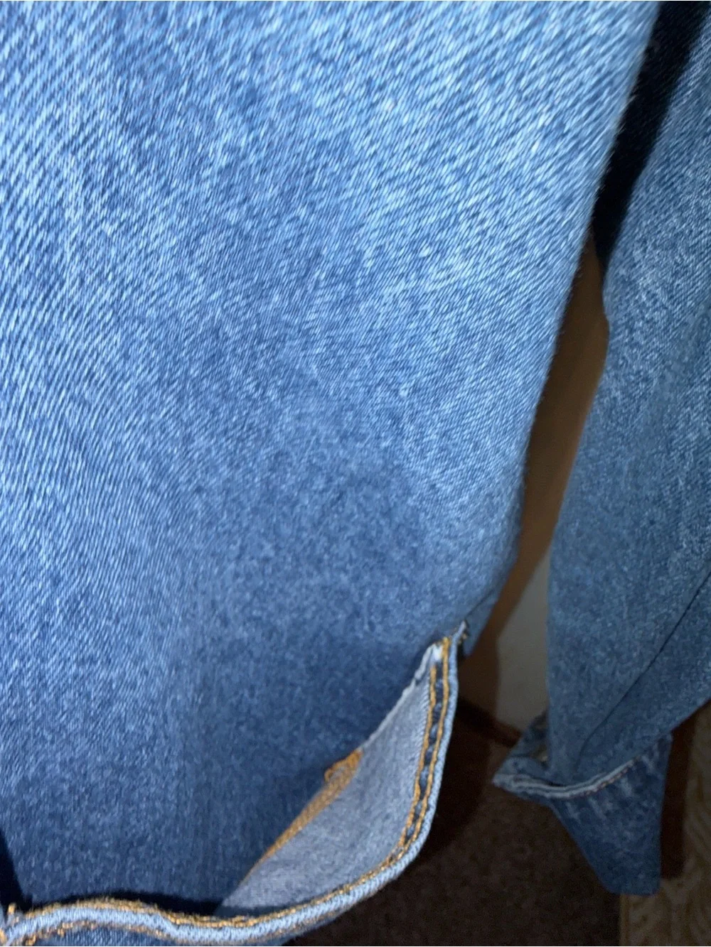 Vintage 90s Lauren Jeans Co. Ralph Lauren denim chore barn jacket - Picture 11 of 11